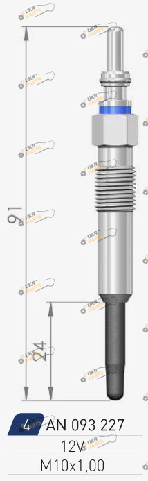 Свеча накаливания A-N PARTS 093 227